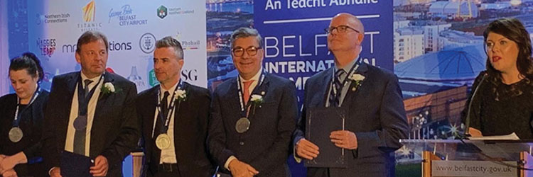Aquino of JAACRES honored by Belfast International Homecoming with "Ambassador of Belfast” medal