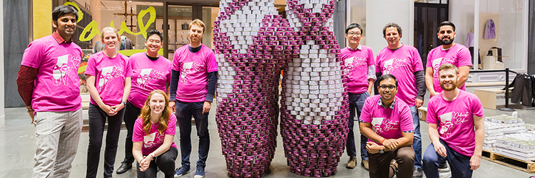 LERA Consulting Structural Engineers wins top honors at Canstruction with “Delicate Balance” design