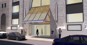 Exterior rendering of 72 Wall Street - Manhattan, NY