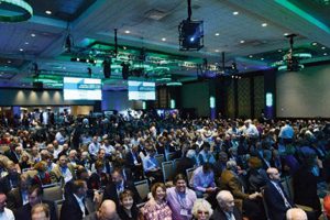 View of the main stage ballroom