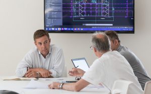 Kimmerle meeting with associates at Urban Studio.