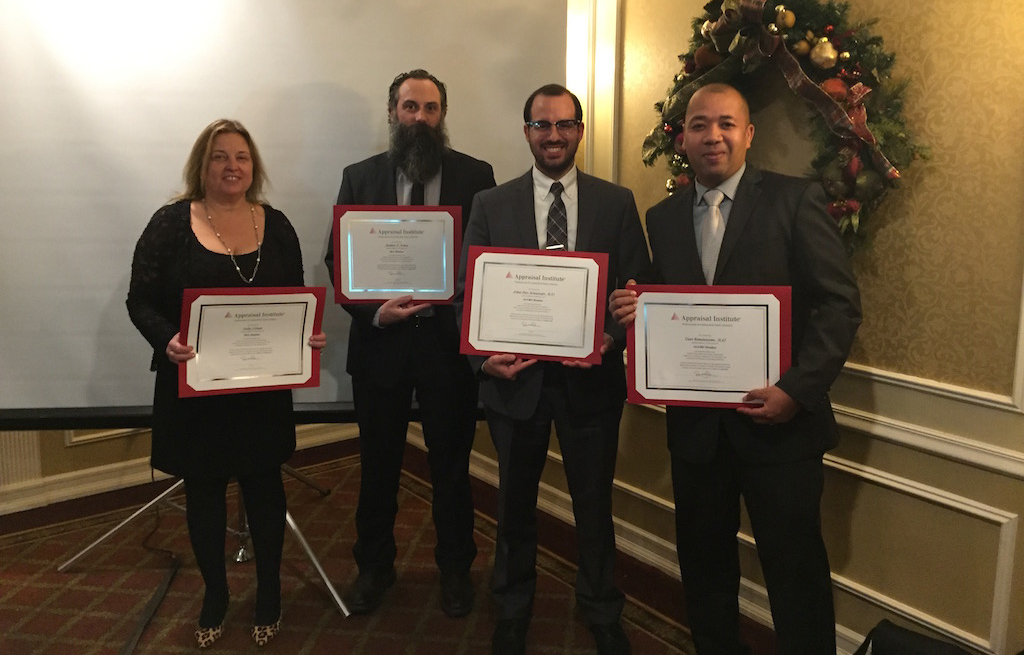 Long Island Appraisal Institute chapter members earn AI designations