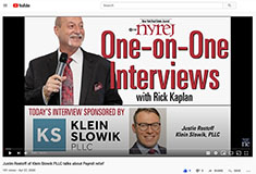 NYREJ releases new One-on-One interviews with Rick Kaplan on YouTube