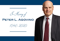 Agovino, esteemed construction attorney and former partner at FDT, passes at age 74