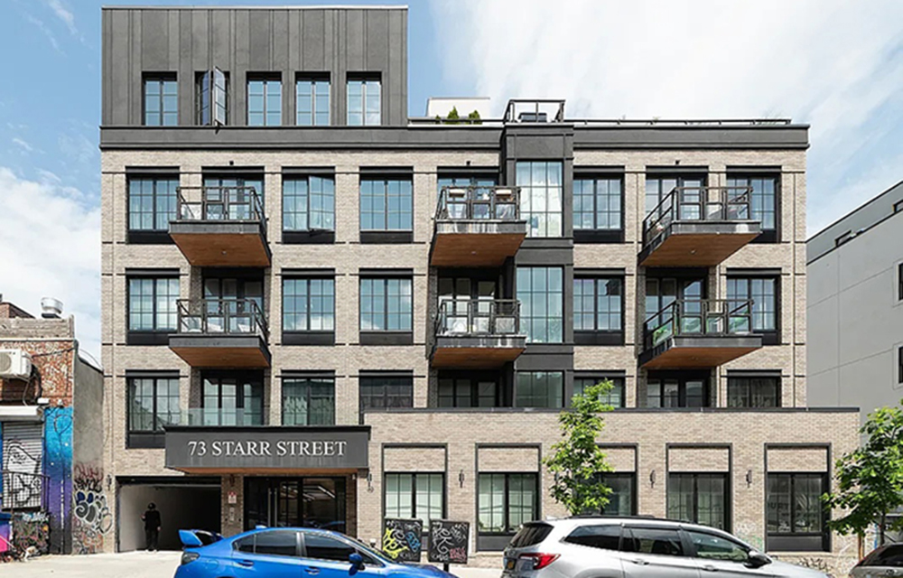 Bijou Equities arranges $13.1 million sale of 73 Starr St., a 24-unit new construction multifamily asset in Bushwick