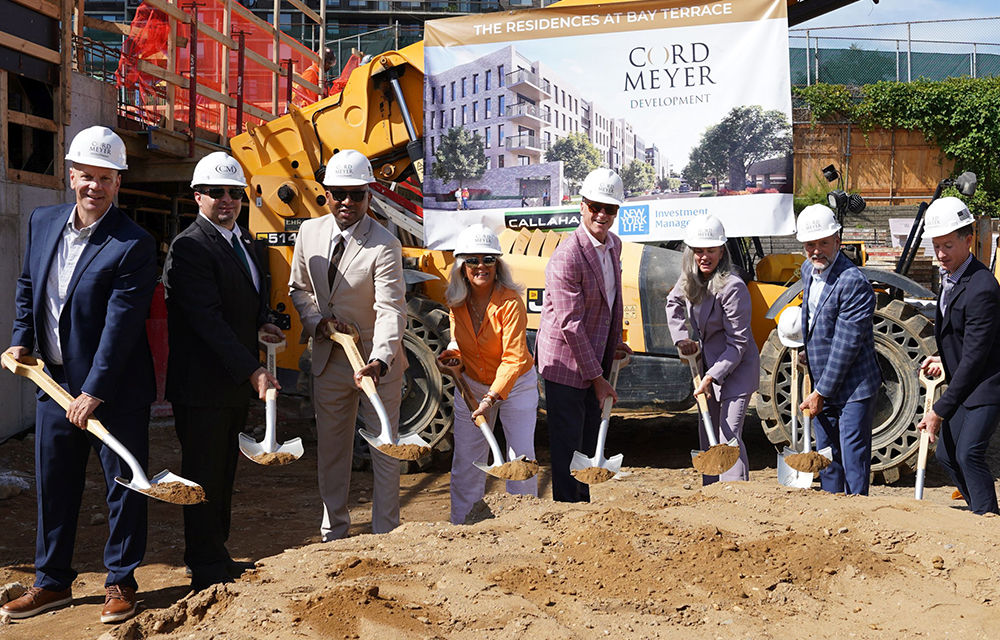 Cord Meyer Development break ground on new residential community at the Bay Terrace Shopping Center
