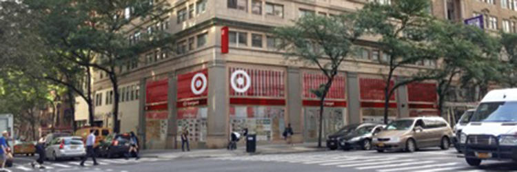 Ripco represents Target in three leases in NYC totaling 115,600 s/f