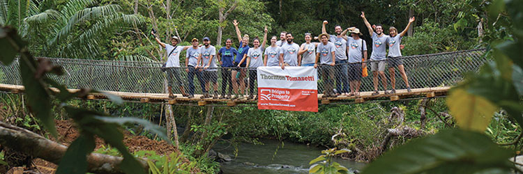 Thornton Tomasetti volunteers help to build bridge in Panama – Part of TT Gives Back initiative