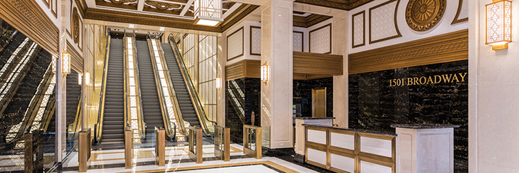 LMC completes $50 million renovation of Paramount Building; Fifield Piaker Elman was architect of the capital improvement project
