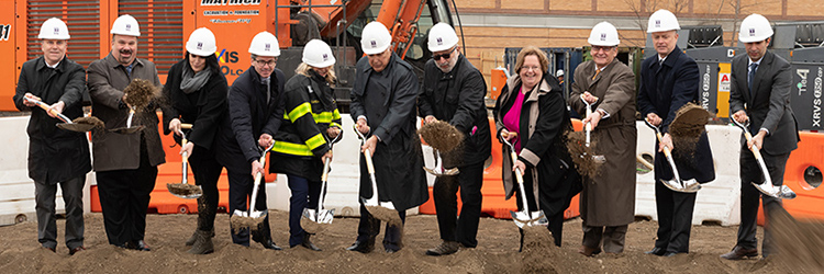 TF Cornerstone breaks ground on Hunters Point South; <br>Team includes: ODA, SLCE and Mathews Nielsen Landscape