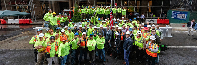  L&L Holding and OCDM top out 35,000 s/f, two-story rooftop addition; Future home of Mastercard designed by STUDIOS Architecture