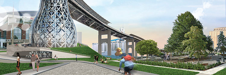SWBR, Fisher Associates and MRB Group submit winning design in Buffalo Skyway competition