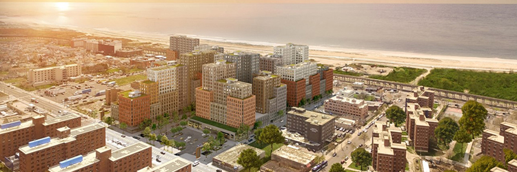 Arker Cos. moves forward with Edgemere Commons development in Queens; design by Aufgang Architects