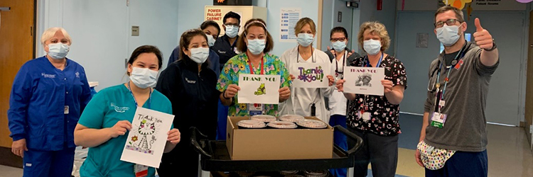 Blumenfeld Development Group provides meals to healthcare workers at Northwell Health’s Cohen’s Children Medical Center