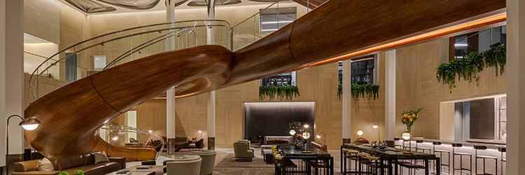 Rockwell Group designs 100,000 s/f amenity center, Waterline Club, for GID Development Group