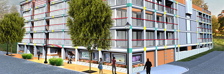 The Moderne Condominiums in Saratoga Springs by Bonacio Construction; designed by Design Logic Architects, PC