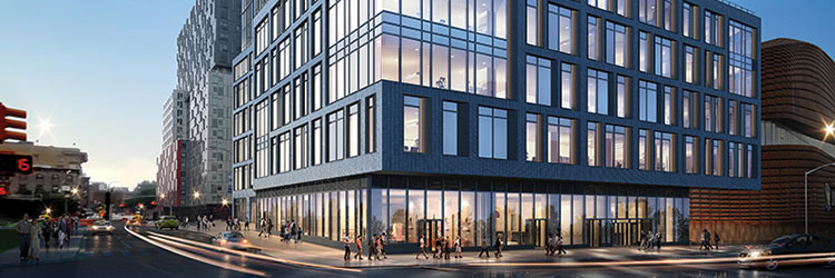 Greenland Forest City Partners and The Brodsky Organization top out 18 Sixth Ave. at Pacific Park