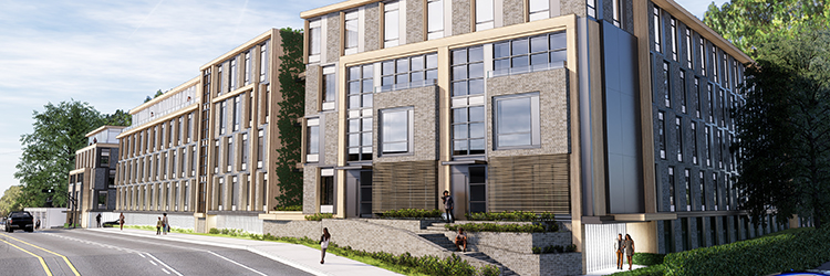 74-unit multifamily residential development, 200 MNR by Mojo Stumer Associates moves forward