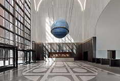 Olayan Group unveils renovated lobby at 550 Madison by Gensler