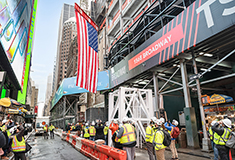 L&L Holding Company tops out TSX Broadway in Times Square
