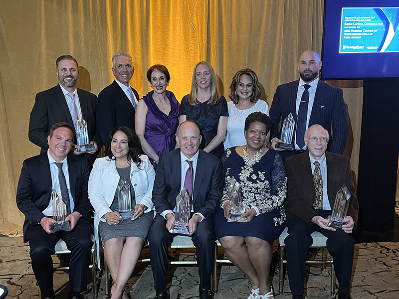 KINGS Capital Construction honored with Business Council of Westchester's award