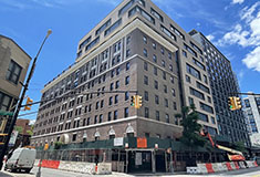 Crystal Window & Door supplies 631 windows for Nevins St. Apts.