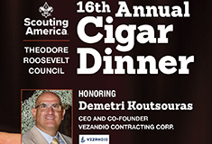 Theodore Roosevelt Council Scouting <br>America to host 16th Annual Cigar Dinner