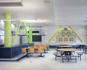 Annex’s 2,000 s/f cafeteria. Photo courtesy of John Ciardullo Associates