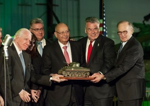 Shown (from left) are: Lawrence, Napolitano, D’Amato, King and Blumenfeld.