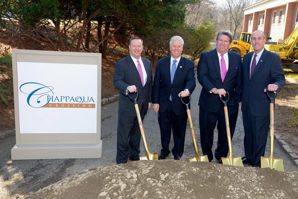 Shown (from left) are: William Mooney Jr., director Westchester County Office of Economic Development; Westchester County board of legislators Michael Kaplowitz; Summit Development president Felix Charney; and deputy Westchester County executive Kevin Plunkett.