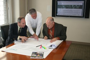 ESCC working on client designs in NYC corporate headquarters.