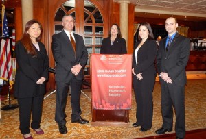 Shown (from left) are: Kwan, Scalia, Rairden, Vailas, and Biordi.