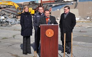 Shown (from left) are: Bonner, Panico, Loguercio and Romaine.