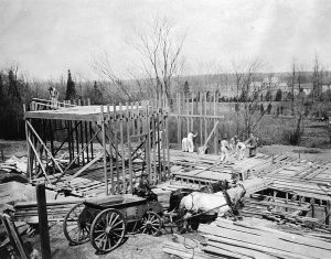 Historical Photo: An E.W. Howell construction photo from the late 1800’s.