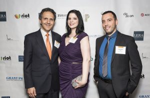 Shown (from left) are:  LERA’s Elias Matar, partner; Carrie Villani director of marketing; and Fadi Asmar, marketing coordinator.  Photo credit: Ashok Sinha