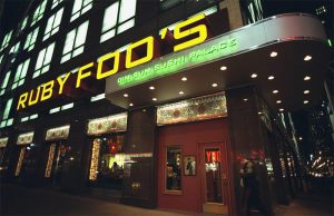 Former Ruby Foo's space at 1626 Broadway to be  occupied by Junior's Restaurant.