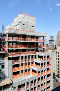 Topping out of 221 West 77th Street - Manhattan, NY