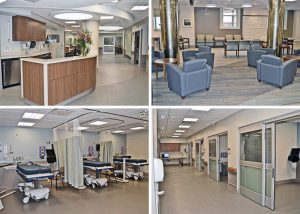 Kenmore Mercy Hospital’s renovations for their surgery holding and recovery unit.