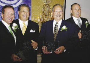 Shown (from left) are: CIBS founders Paul Amoruso, Samuel Rozzi, Joseph Lugano, and Herb Agin.