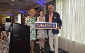 Shown (from left) are: Pat Clemency, president & CEO National &  Community Alliances, Make-A-Wish; Gillian Cohen – wish recipient;  and Dominic D’Angelo – honoree.