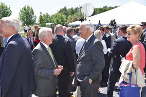 Uniland president and managing director, Carl Montante (left) with GEICO chairman and CEO, Tony Nicely