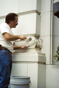 Rude helped refine the craft of masonry repair and restoration.
