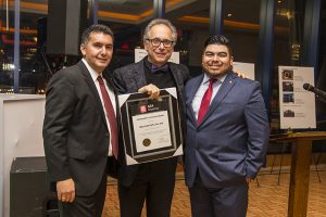 William Gati with his AIA Queens President’s Citation Award